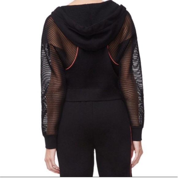 GOOD AMERICAN Mesh Hoodie - Picture 5 of 7